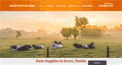 Desktop Screenshot of haroldsfarmsupplydover.com